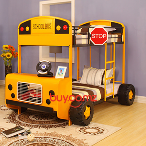 Cama Para Crianças TQQC-school-bus