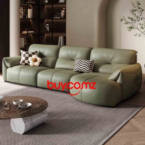 Sofá em `L` de 3 lugares