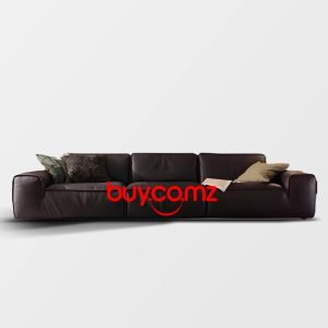Sofá de Couro 1 sofa de 3 lugares